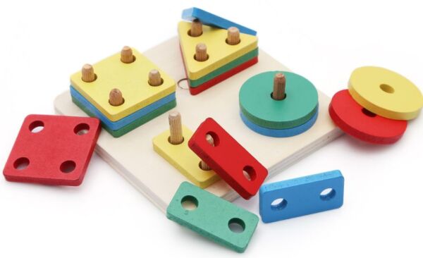 HMH-048 4 LU KARE GEOMETRIK YERLI BOYALI 40