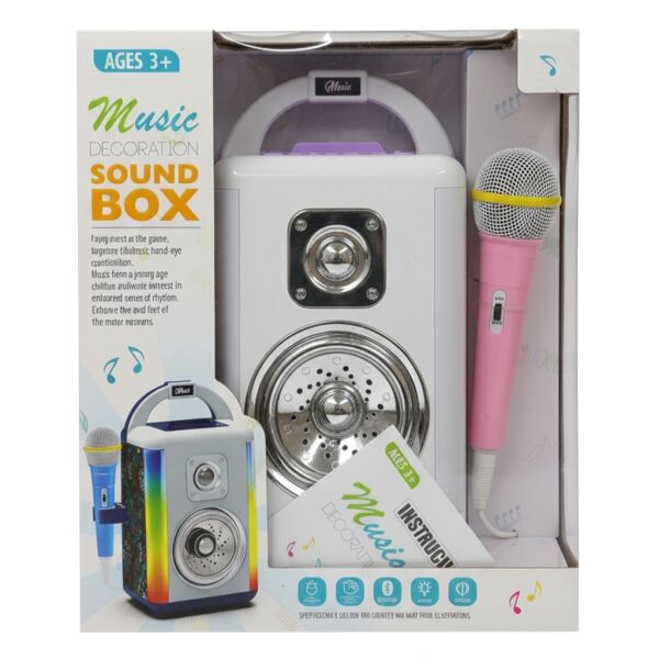 CAN-6006 KUTULU MIKROFONLU MUZIK KUTUSU 12