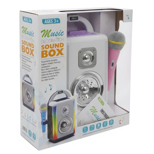 CAN-6006 KUTULU MIKROFONLU MUZIK KUTUSU 12