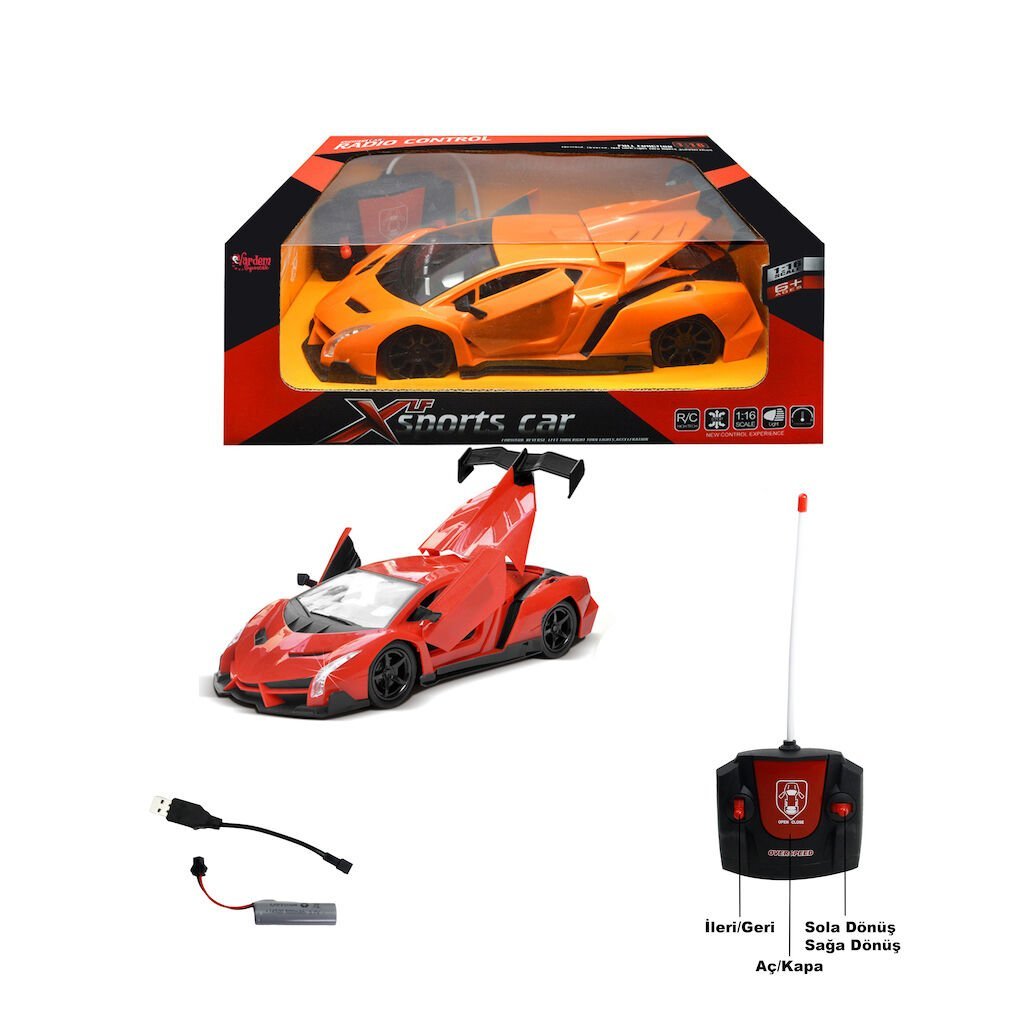 VAR-XFG-789-508B-509B UK FF 1:18 KAPI VE BAGAJI ACILAN ARABA 18