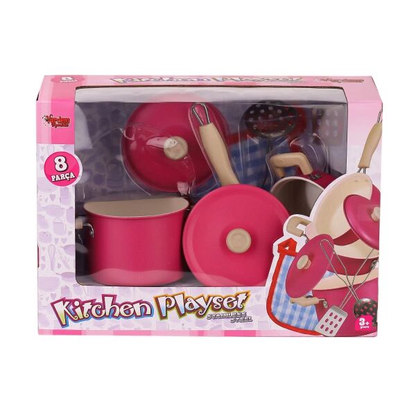 VAR-ATF-1818-6A 8 PRC PEMBE EMAYE TENCERE 18