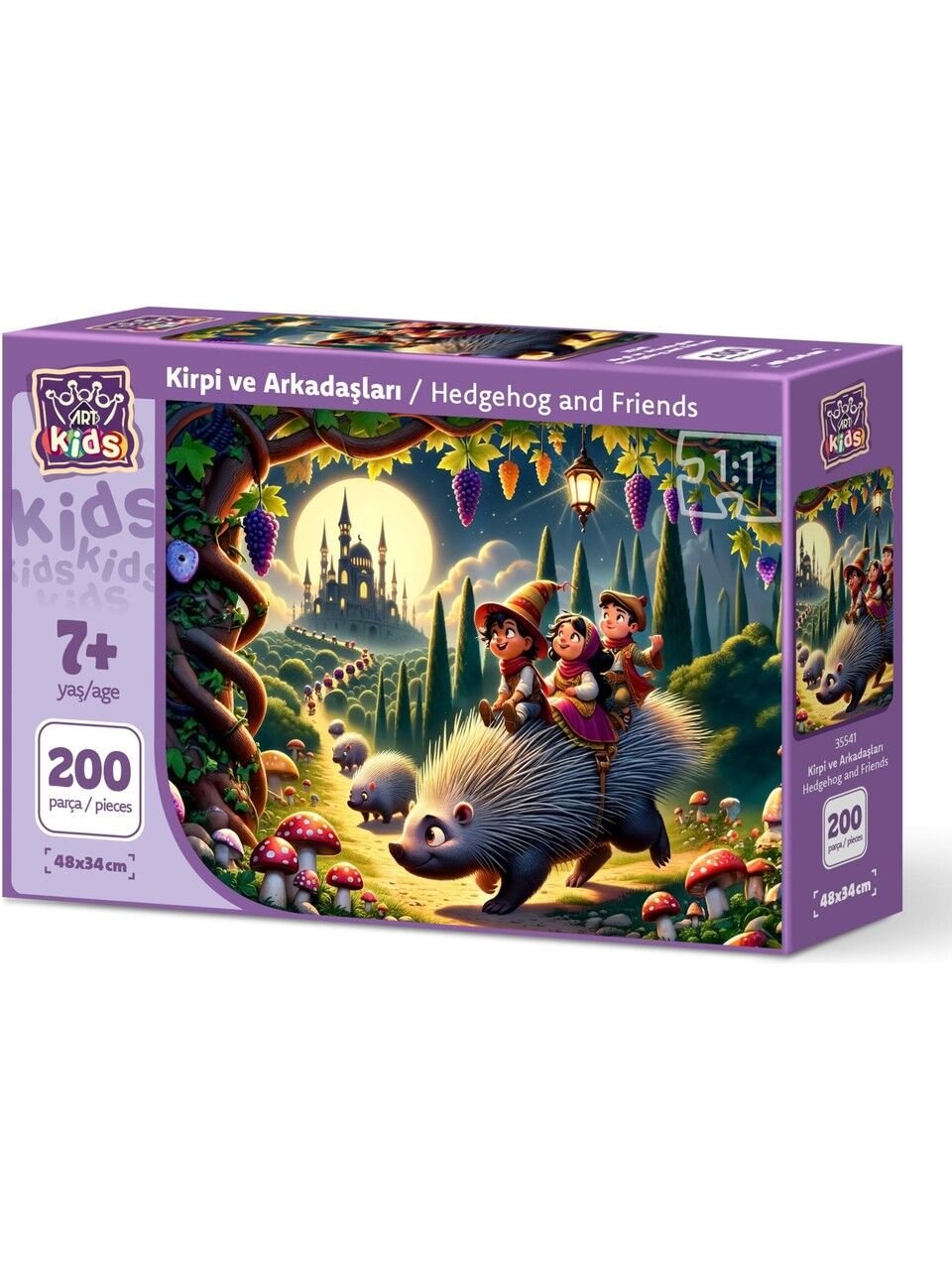 HD-35541 KIRPI VE ARKADASLARI 200PRC 12