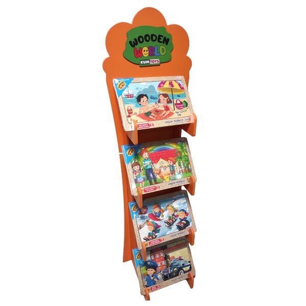 RED-KM5330 KUMTOYS AHSAP YAPBOZ KUCUK BOY 24X34  48