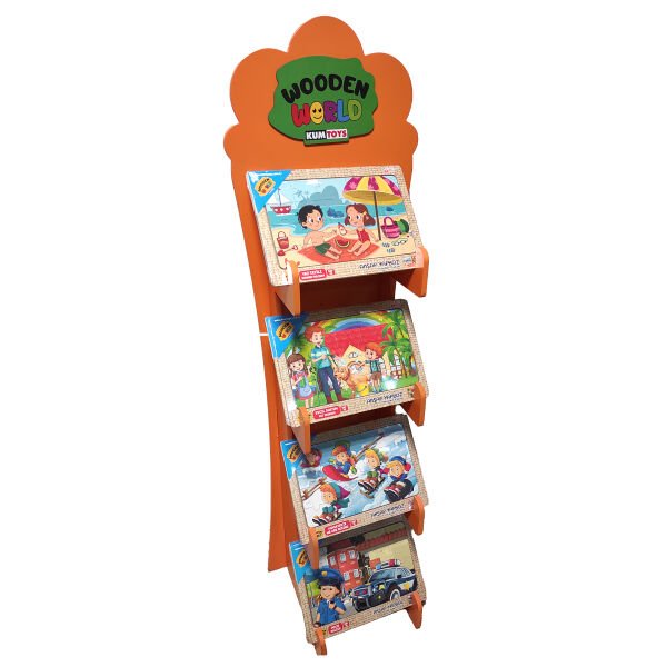 RED-KM5330 KUMTOYS AHSAP YAPBOZ KUCUK BOY 24X34  48