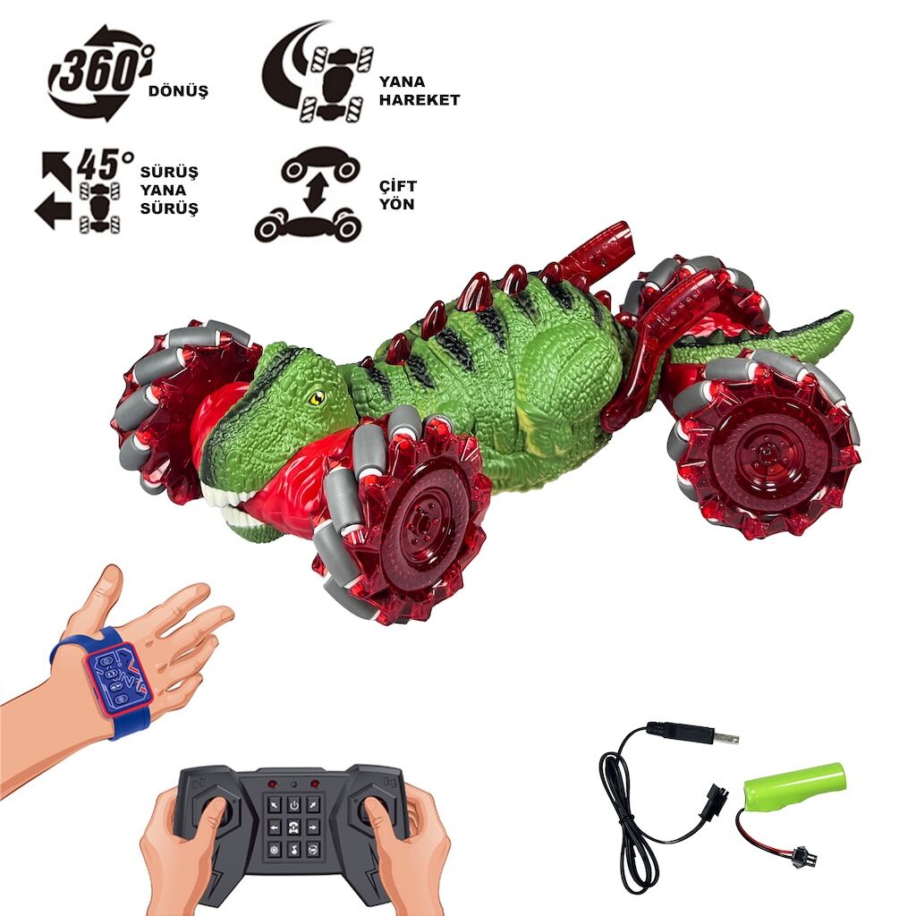 VAR-HG4-42 BILEKTEN KNT SRJL2.4G DINOZOR ARABA 12