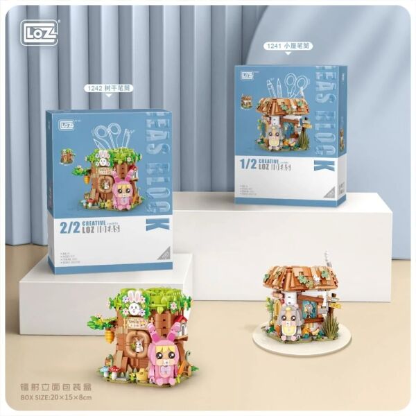 VGN-LZ1242 LOZ KULUBE KALEMLIK TAVSAN 2/2 617 PARCA  BLOCK OYUNCAK 24