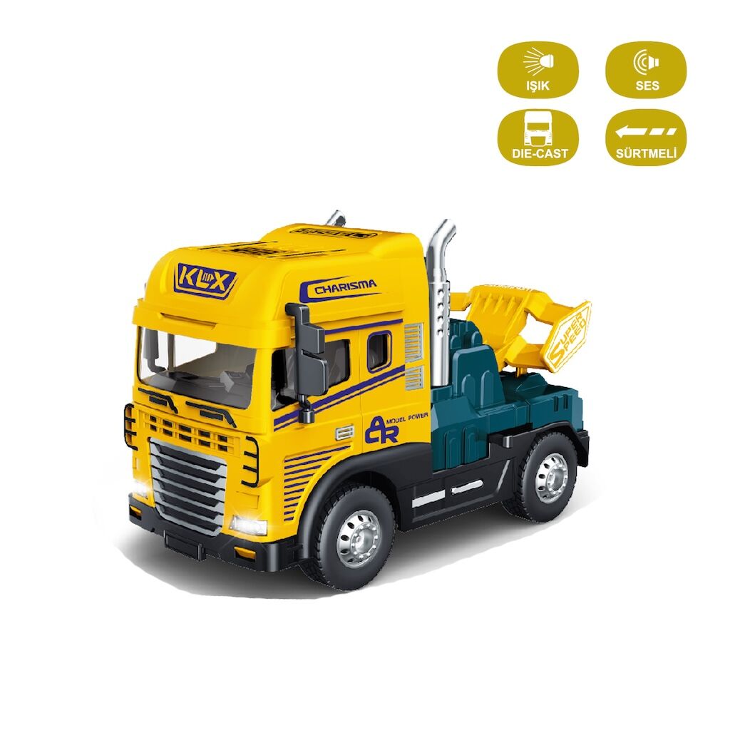 VAR-KLX600-345 SURTMELI ISIKLI MUZIKLI 1:24 CEKICI 48