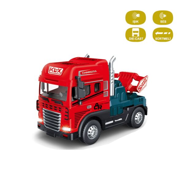 VAR-KLX600-345 SURTMELI ISIKLI MUZIKLI 1:24 CEKICI 48