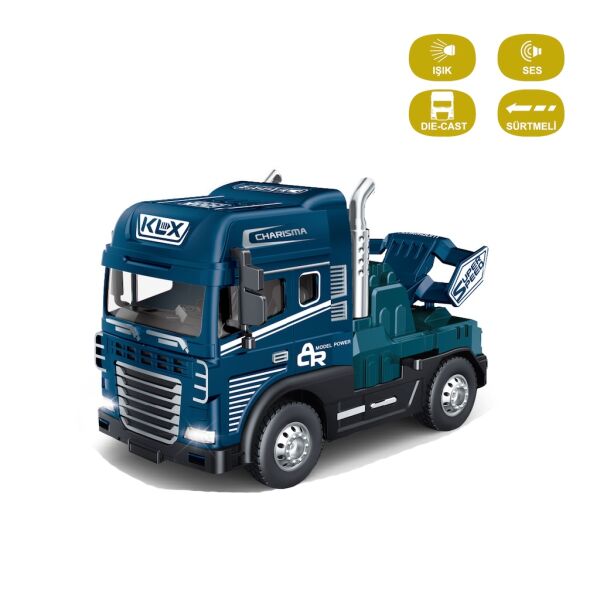 VAR-KLX600-345 SURTMELI ISIKLI MUZIKLI 1:24 CEKICI 48