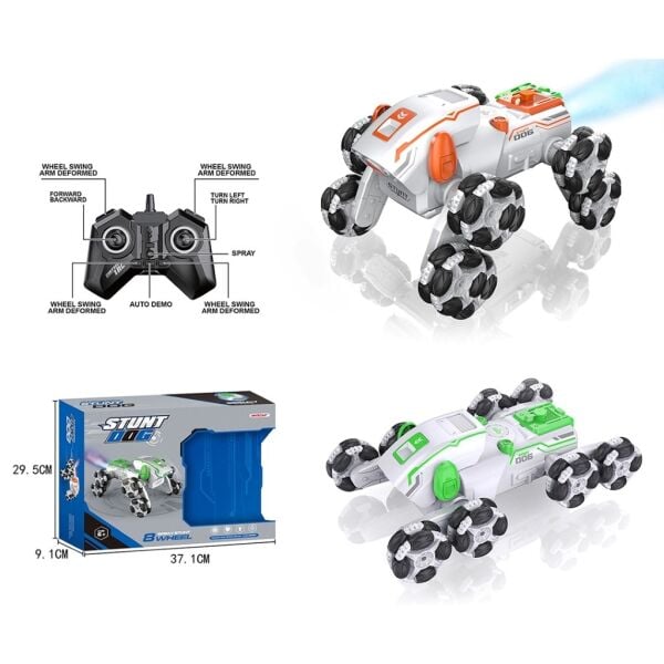 VAR-SYR-666-820 2.4G BUHARLI 8 TEKER KOPEK ARABA 24