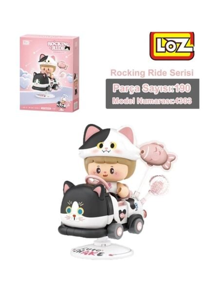 VGN-LZ4303 LOZ HOLSTEIN CAT SALLANMA SURUSU 190 PARCA BLOCK OYUNCAK 48