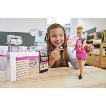 MATE-GMW03 BARBIE NIN KAHVE DUKKANI OYUN SETI 6