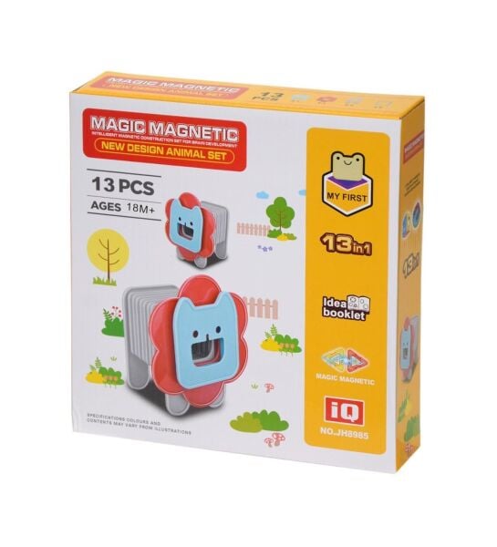 BIR-JH8985 13 PCS MAGNETIK STEM ASLAN BLOK 48