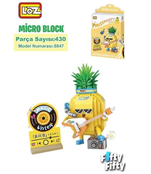 VGN-LZ8847 LOZ ANANAS 430 PARCA  BLOCK OYUNCAK 48