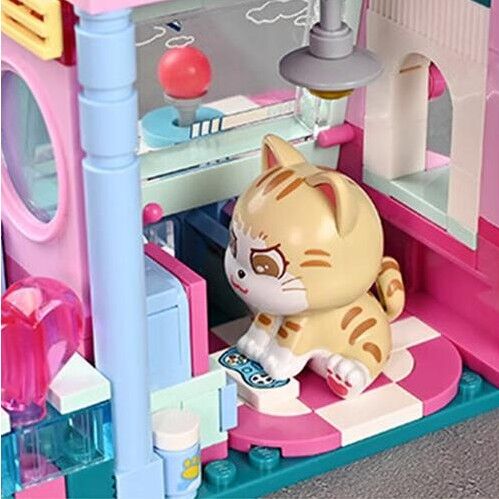 VGN-KP28019 KEEPPLEY TURUNCU KEDI OYUN ODASI 384 PARCA BLOCK 30