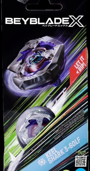 GPH-BEY00000-TP0191 BEYBLADE TOP KEEL SHARK 12