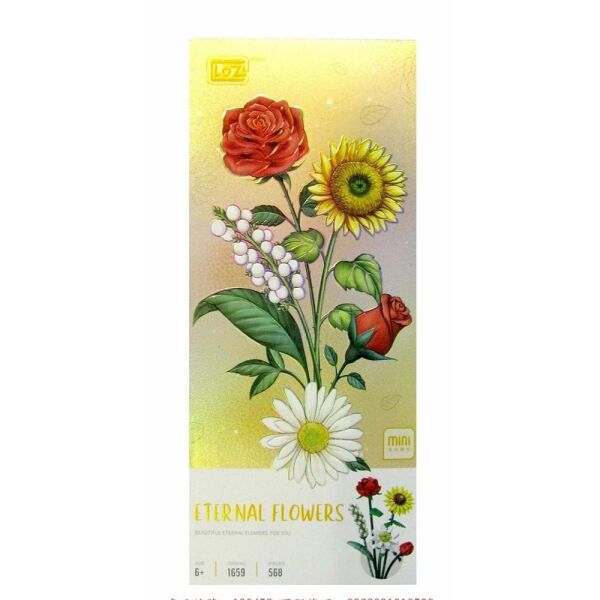 VGN-LZ1659 LOZ EBEDI CICEKLER 568 PRC BLOCK OYUNCAK 48