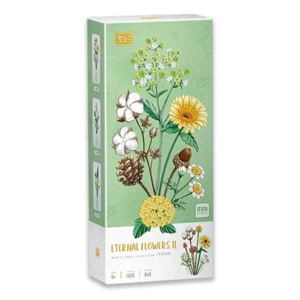 VGN-LZ1670  LOZ EBEDI CICEKLER / PAMUK PAPATYA GERBERA 646 PRC BLOCK 48