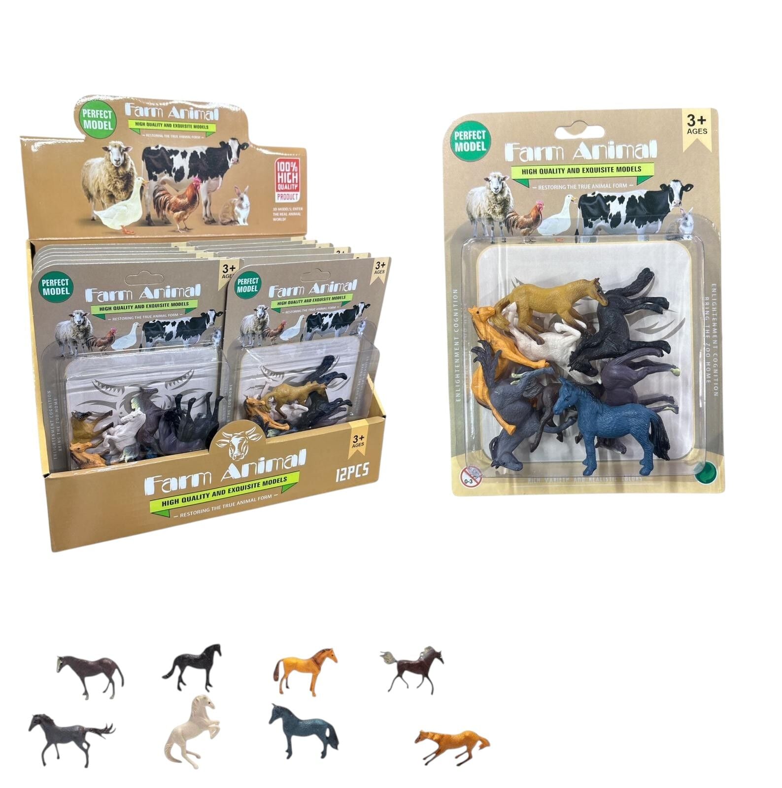 KZL-A30 HAYVAN SET ATLAR KARTELA 144