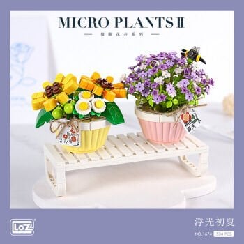 VGN-LZ1674  LOZ SAKSIDA CICEKLER 534 PRC BLOCK OYUNCAK 24