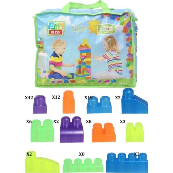ASYA-2960 PLAYBLOX BLOCK NEON 107 PRC BAG 12