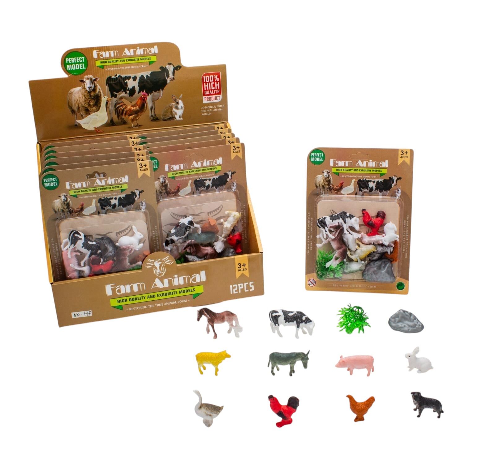 KZL-H4 HAYVAN SET CIFTLIK HAYVANLARI KARTELA 120