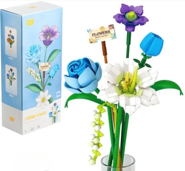 VGN-LZ4602 LOZ EBEDI CICEKLER MAVI UMUT 488 PRC BLOCK OYUNCAK 48