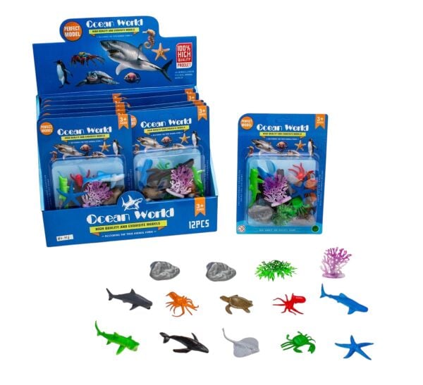 KZL-H6 HAYVAN SET DENIZ HAYVANLARI KARTELA 144