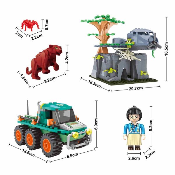 SUN-S00004429 29609 BLX-JUNGLE SET 2 FIGUR 278 PRC 12