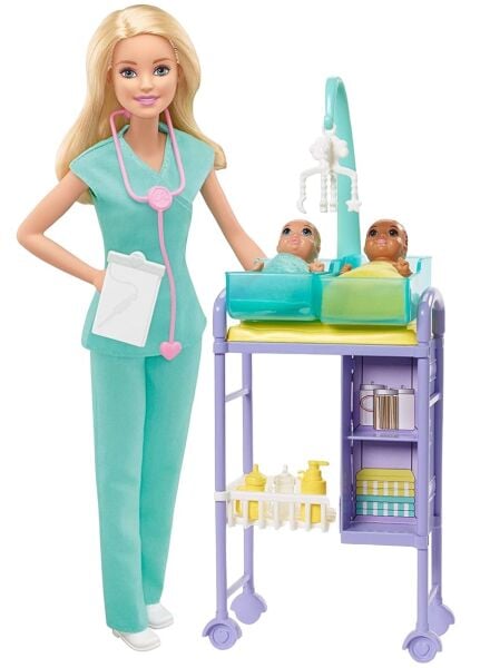 MATE-GKH23 BRB MESLEKLER BEBEK DOKTORU SARI SACLI 6