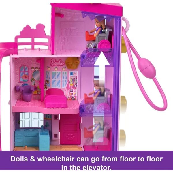 MATE-HWP11 PP BARBIE'NIN EVI TEMALI MIKRO OYUN SETI 4