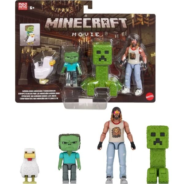 MATE-JGG68 MINECRAFT FILM FIGURLERI COKLU PKT 5