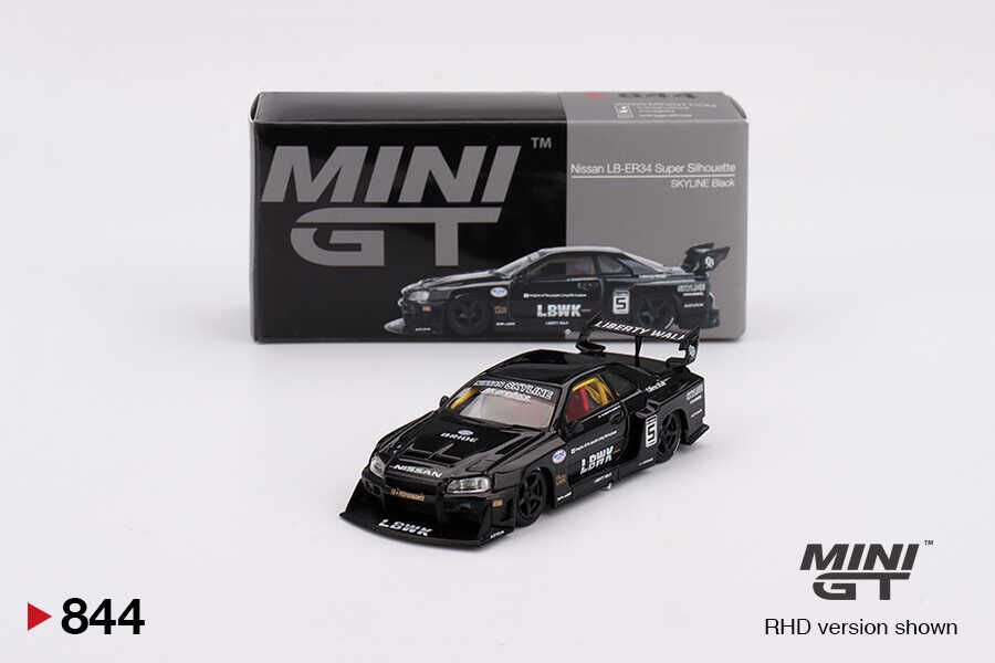 EKC-MGT00844-BL MINI GT 1/64 NISSAN LB ER34 SUPER SILHOUETTE S 24
