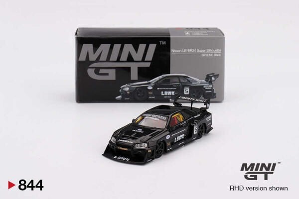 EKC-MGT00844-BL MINI GT 1/64 NISSAN LB ER34 SUPER SILHOUETTE S 24