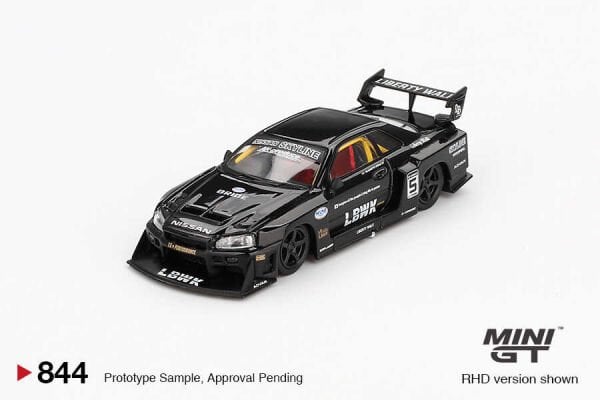 EKC-MGT00844-BL MINI GT 1/64 NISSAN LB ER34 SUPER SILHOUETTE S 24