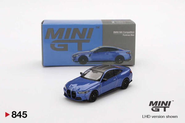 EKC-MGT00845-BL MINI GT 1/64 BMW M4 COMPETITION (G82) PORTIMAO 24