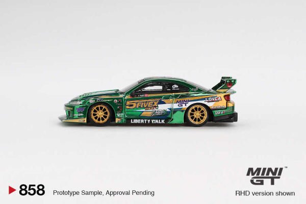 EKC-MGT00858-BL MINI GT 1/64 NISSAN LB SUPER SILHOUETTE S15 SI 24