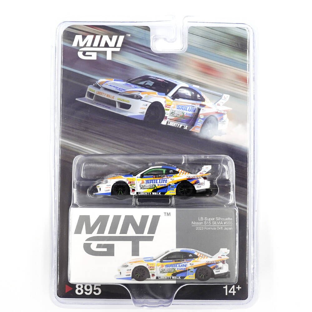 EKC-MGT00895-BL MINI GT 1/64 NISSAN LB SUPER SILHOUETTE S15 SI 24