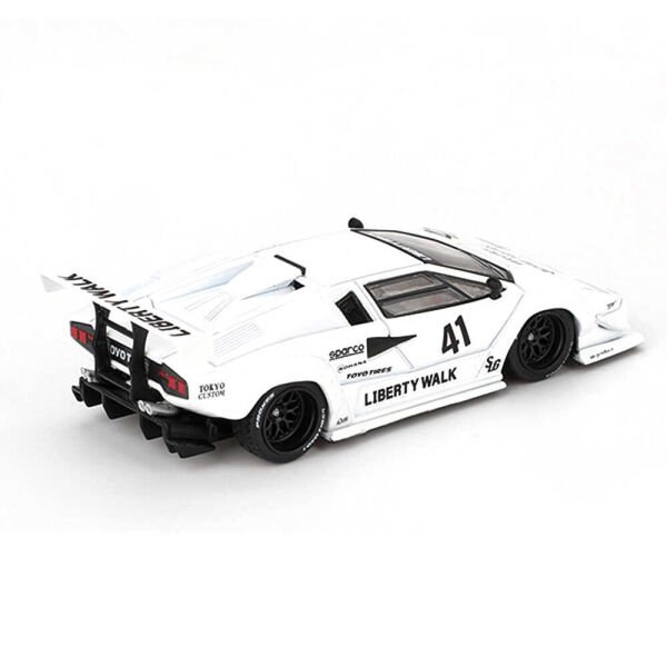 EKC-MGT00966-BL MINI GT 1/64 LAMBORGHINI COUNTACH LB WORKS WHI 24