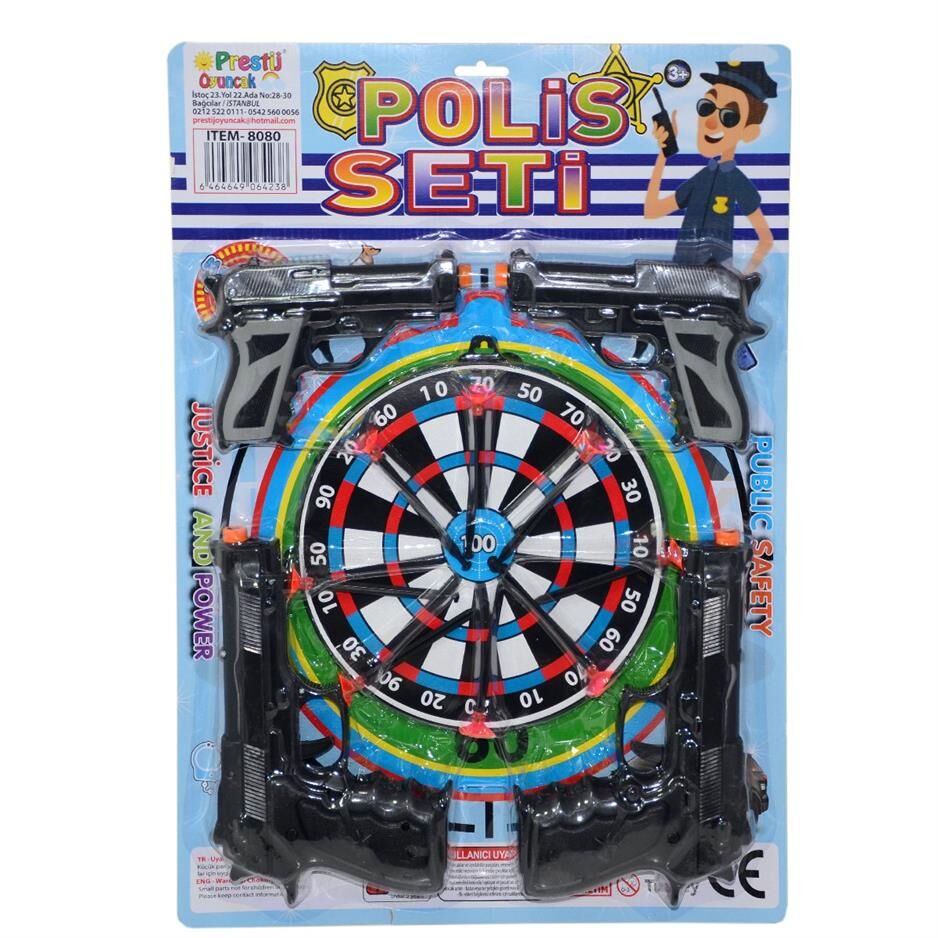 PRJ-FAB8080 KARTELALI 4 TABANCALI POLIS SETI 48