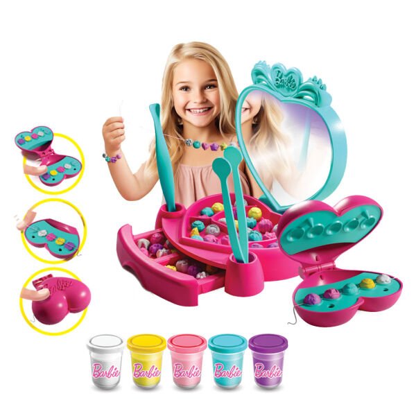 FEN-03926 BARBIE TAKI TASARLA HAMUR SET 12