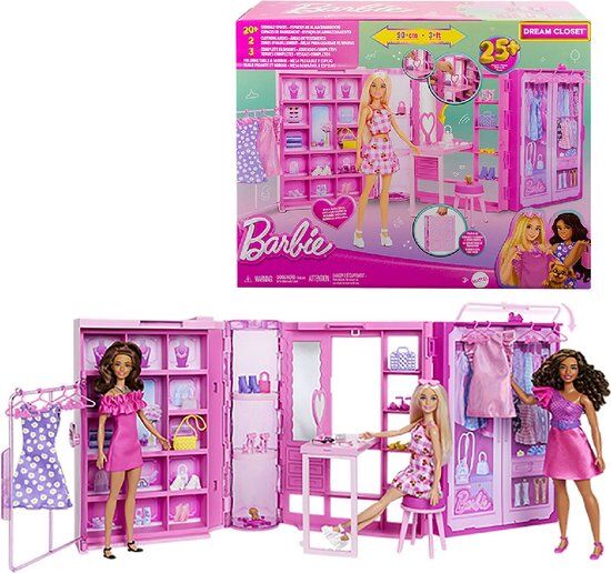 MATE-HXD58 BARBIE RUYA GARDROBU VE BEBEK 1