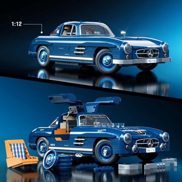 MATE-HWW25 HW PREMIUM MERCEDES BENZ 300 SL LEGO 1