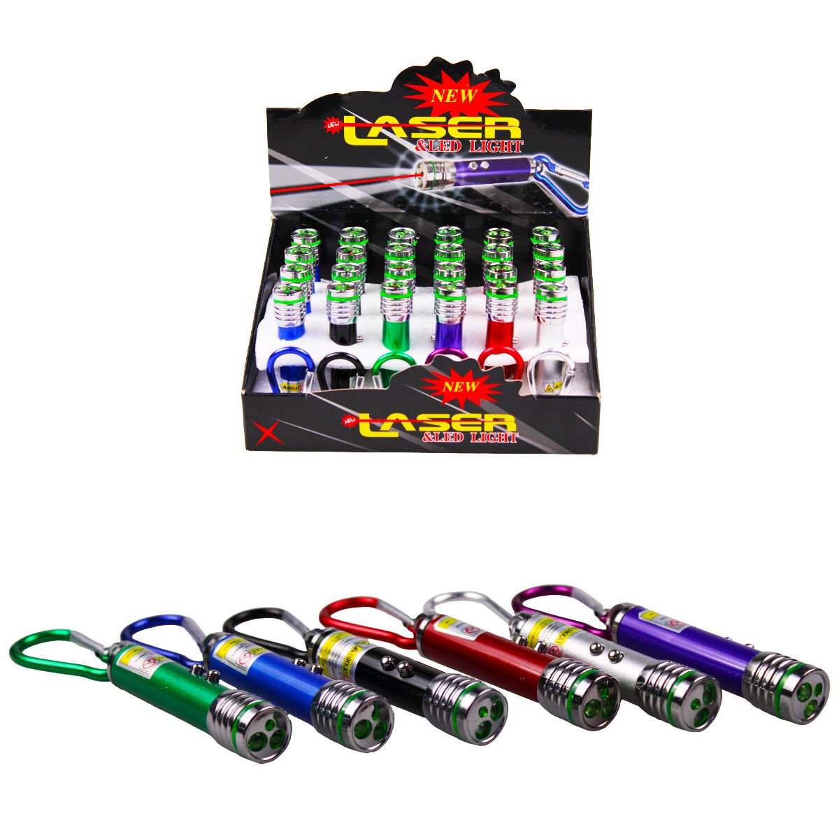 KZL-1705019 LAZER + FENER ANAHTARLIK (24 LU BOX) 720