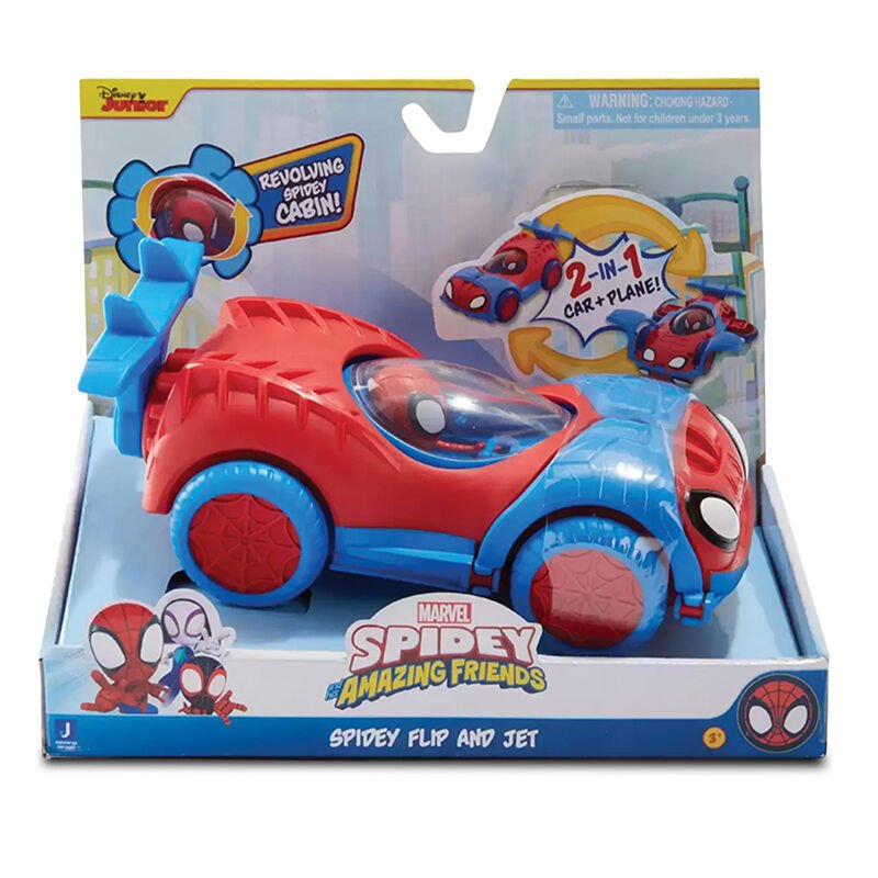GPH-PDY00000 -0080 SPIDEY 2 IN 1 JET VE ARABA 4