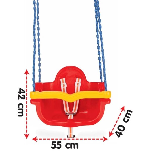 PLS-06-135-K ZINCIRLI JUMBO SALINCAK KIRMIZI 1