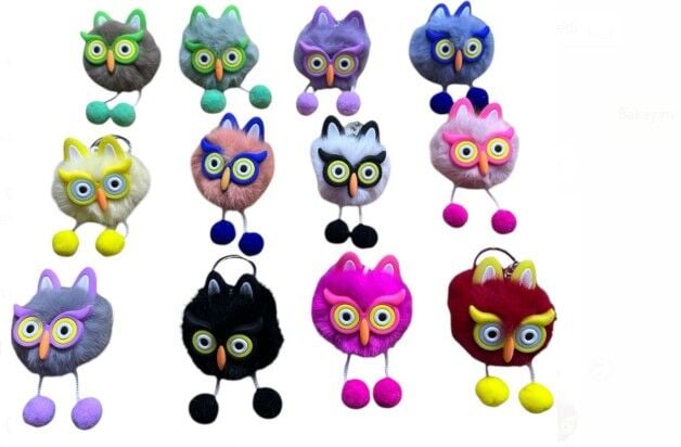 KZL-2410124 PELUS PONPON ANAHTARLIK 3 AST   1200