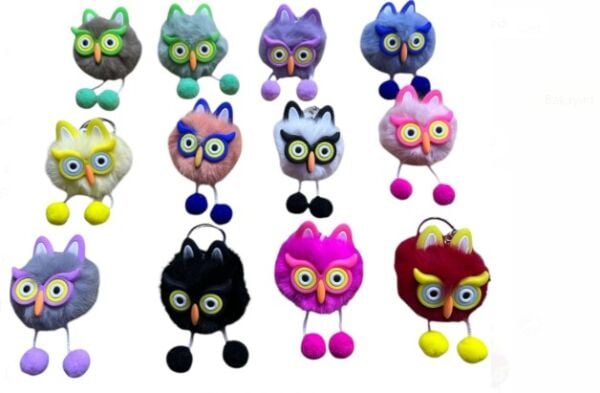 KZL-2410124 PELUS PONPON ANAHTARLIK 3 AST   1200