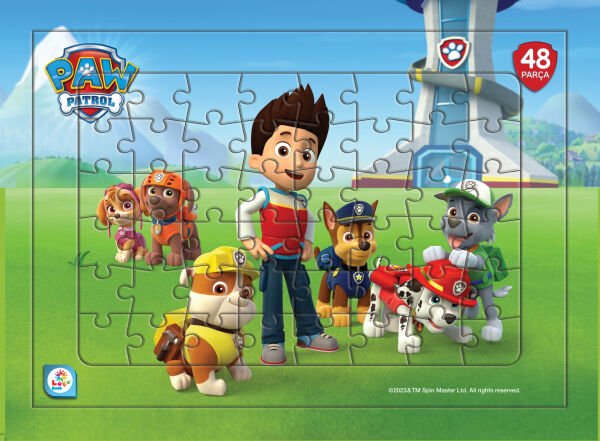 UTKU-PW7917-18-19-20 PAW PATROL FRAME PUZZLE 108