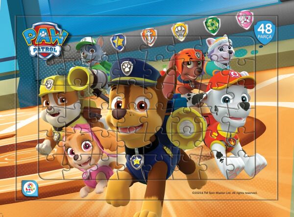 UTKU-PW7917-18-19-20 PAW PATROL FRAME PUZZLE 108